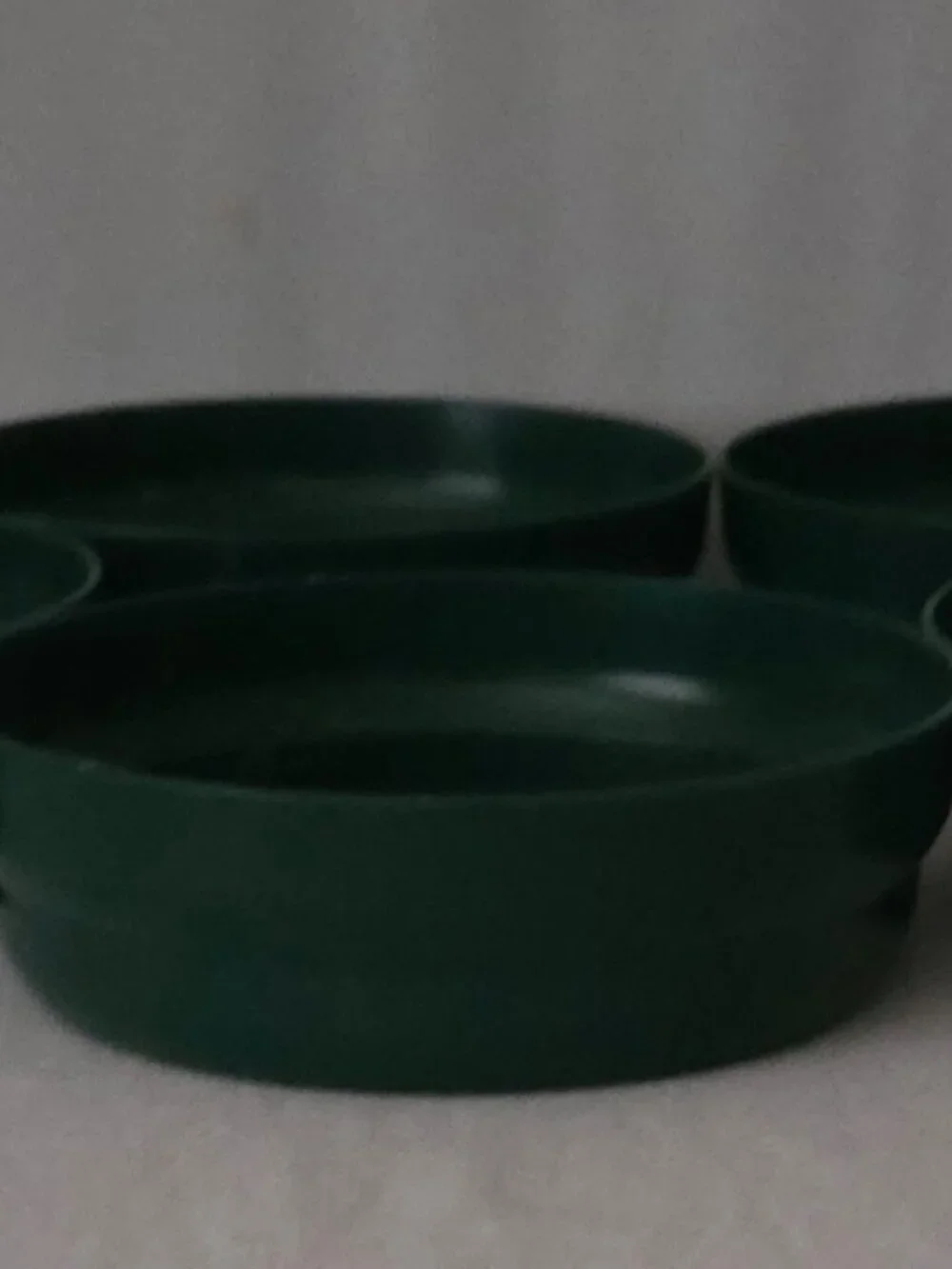 Set of 5 - Tupperware Cereal/Salad Bowls 2415 2415A Green - NO LIDS